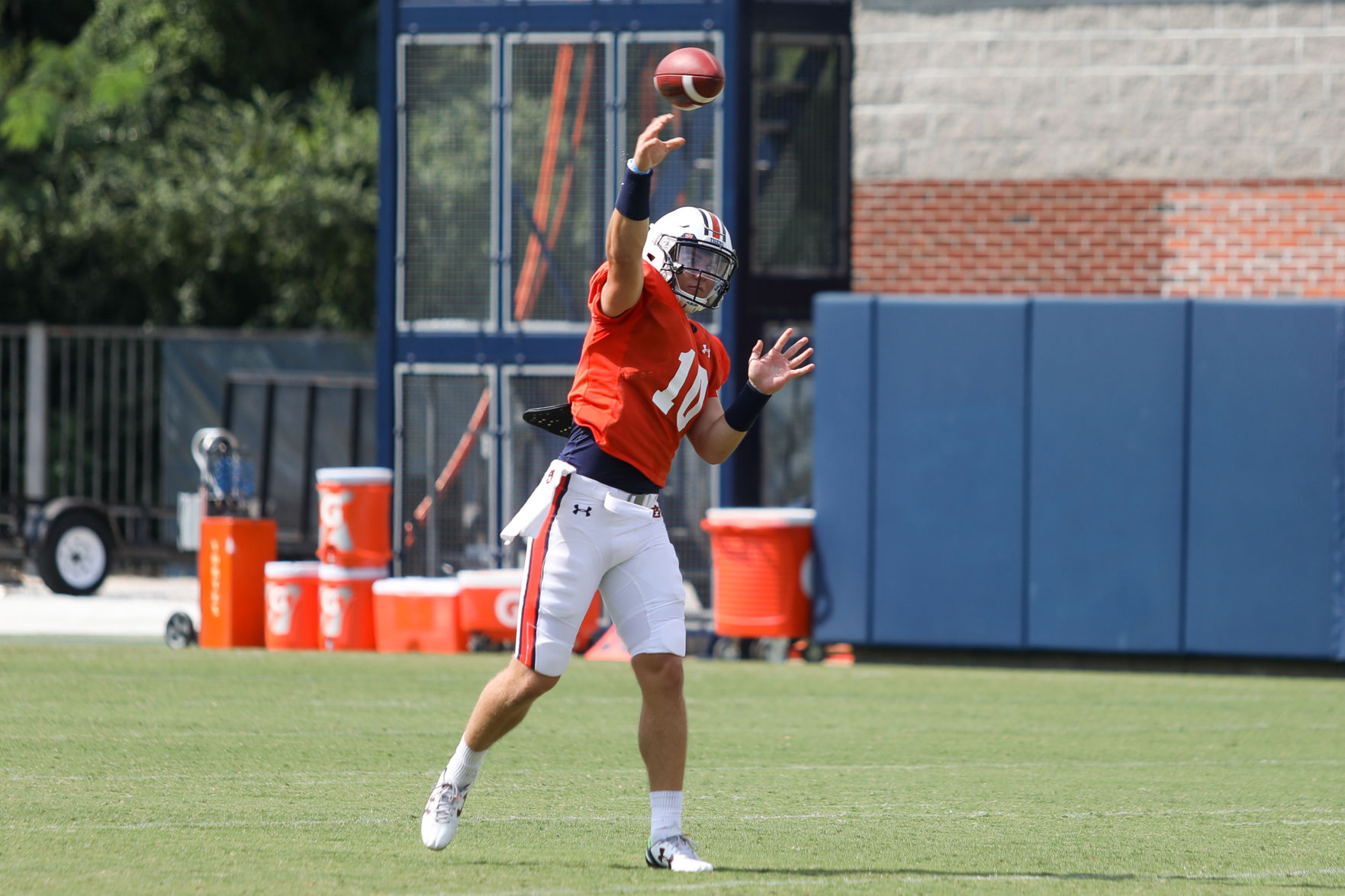 Auburn football practice Aug. 12